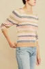 Angelina Organic Cotton Sweater - Multi Stripe - ReAmour sold by Amour Vert