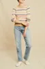 Angelina Organic Cotton Sweater - Multi Stripe - ReAmour sold by Amour Vert