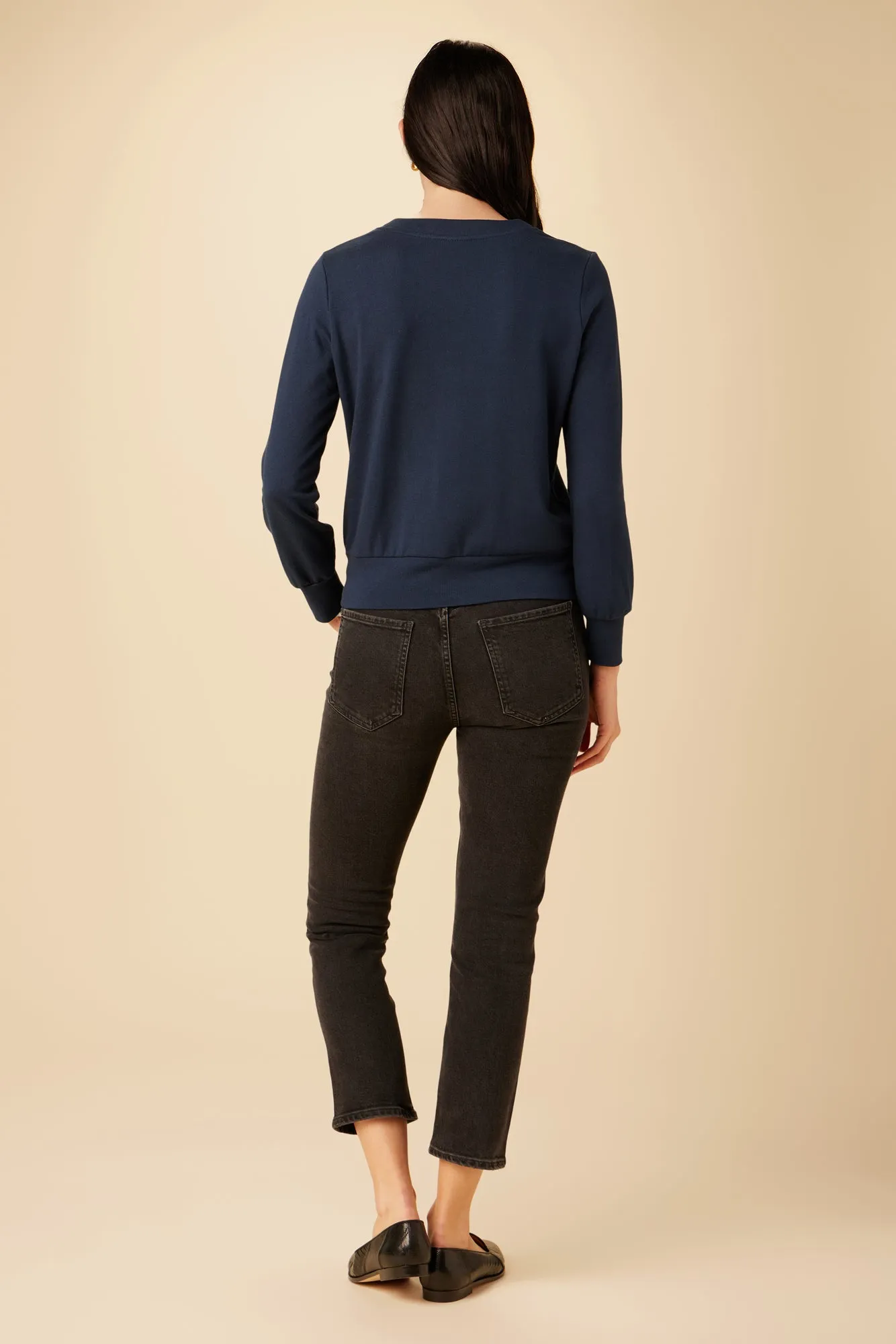 Zahra Swit Cardigan - Navy sold by Amour Vert product image thumbnail 3