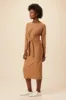 Russo Luxe Fleece Dress - Camel - ReAmour sold by Amour Vert