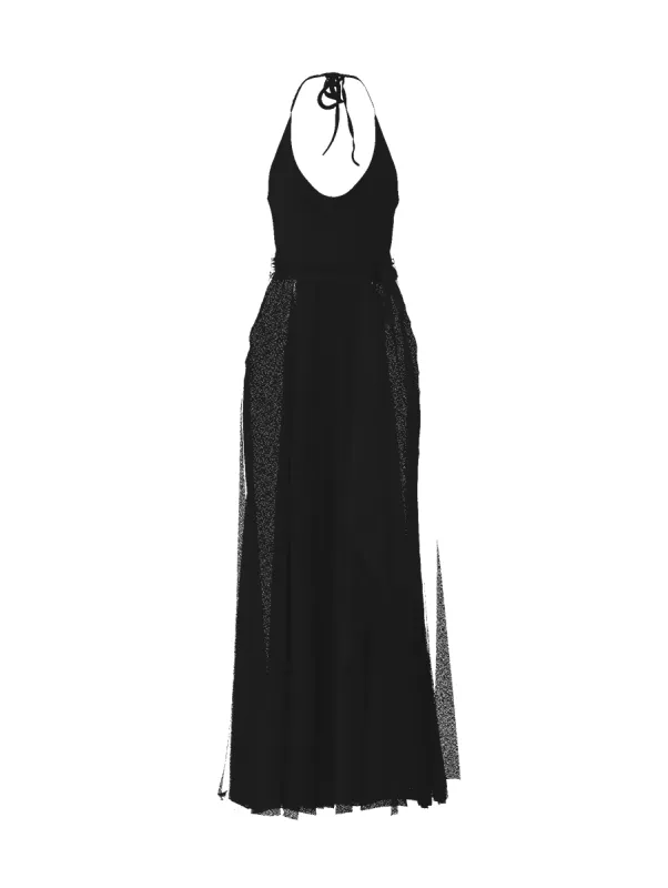 Bodice(Daryn), Skirt(Jaycie),Belt(Sash), black sold by Amsale