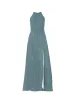 Bodice(Kyra), Skirt(Arabella),Belt(Sash), teal sold by Amsale