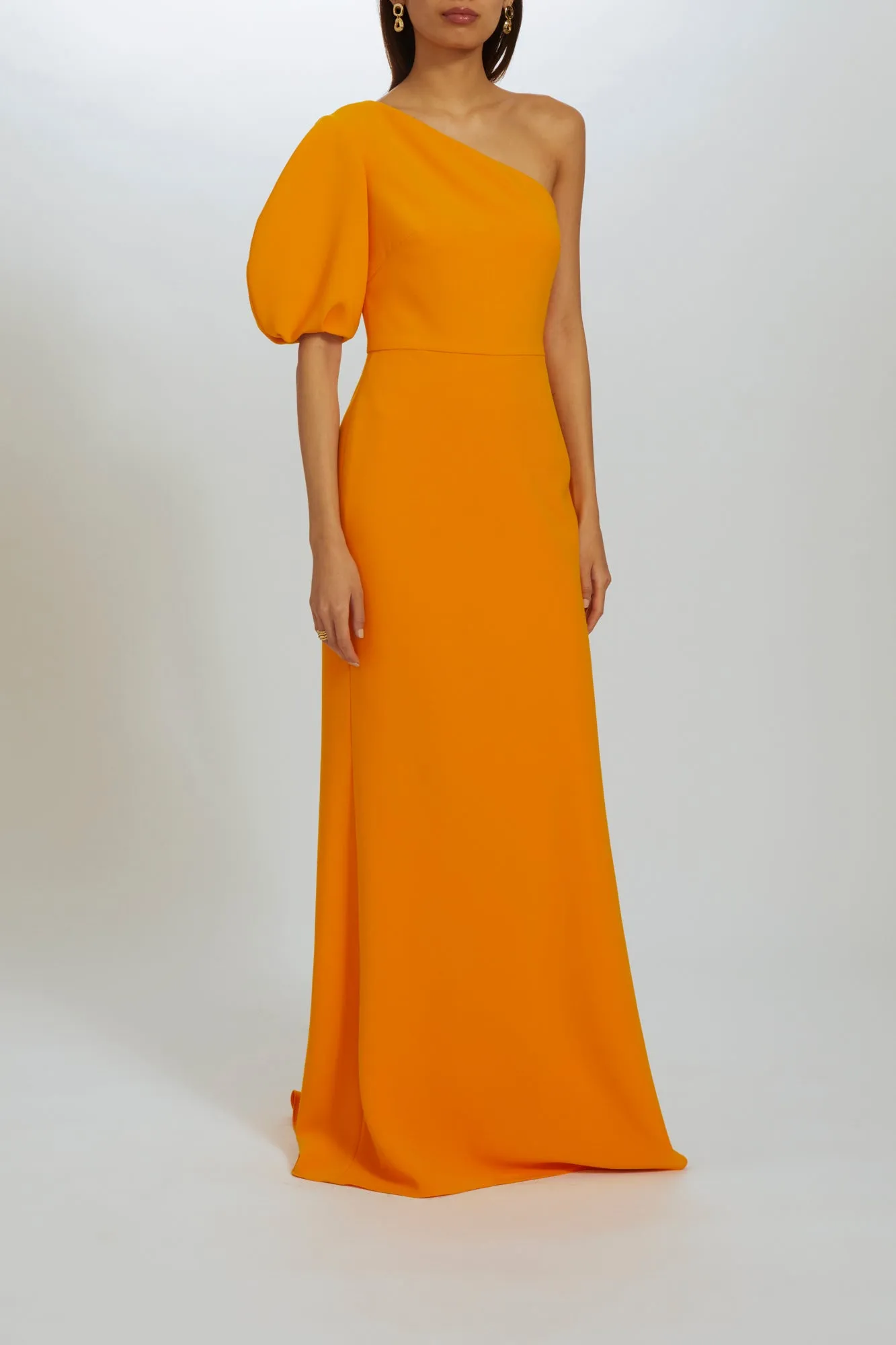 P522 - One-Shoulder Crepe Gown sold by Amsale product image thumbnail 5