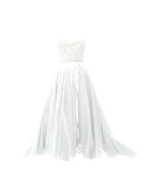 Bodice(Ryan), Skirt(Penny), Belt(Bleecker) sold by Amsale