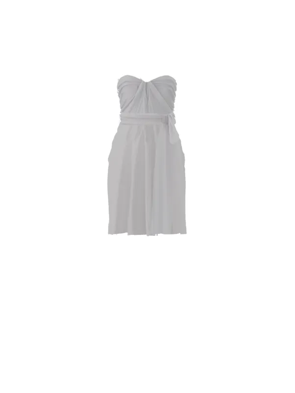 Bodice(Cerisa), Skirt(Carla),Belt(Sash), platinum sold by Amsale