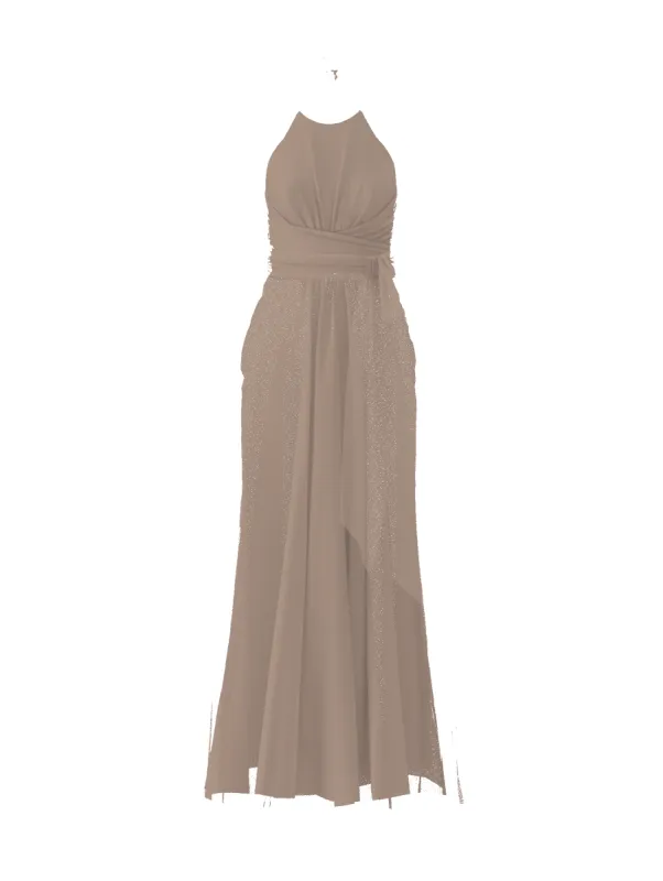 Bodice(Jayla), Skirt(Justine),Belt(Sash), latte sold by Amsale