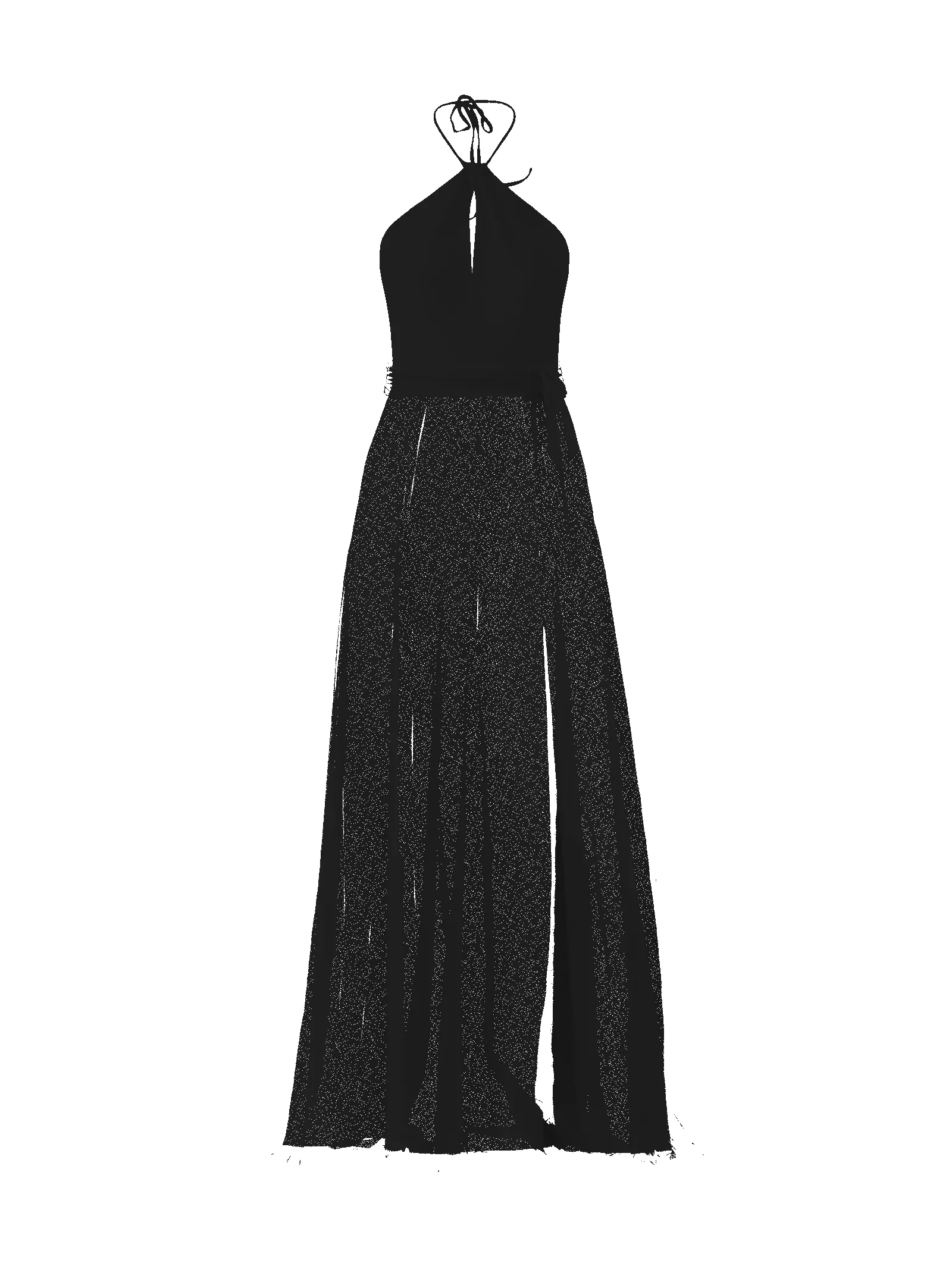 Bodice(Colby), Skirt(Arabella),Belt(Sash), black sold by Amsale