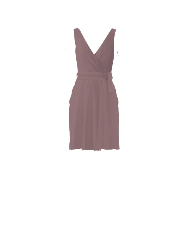 Bodice(Ava), Skirt(Carla),Belt(Sash), mauve sold by Amsale