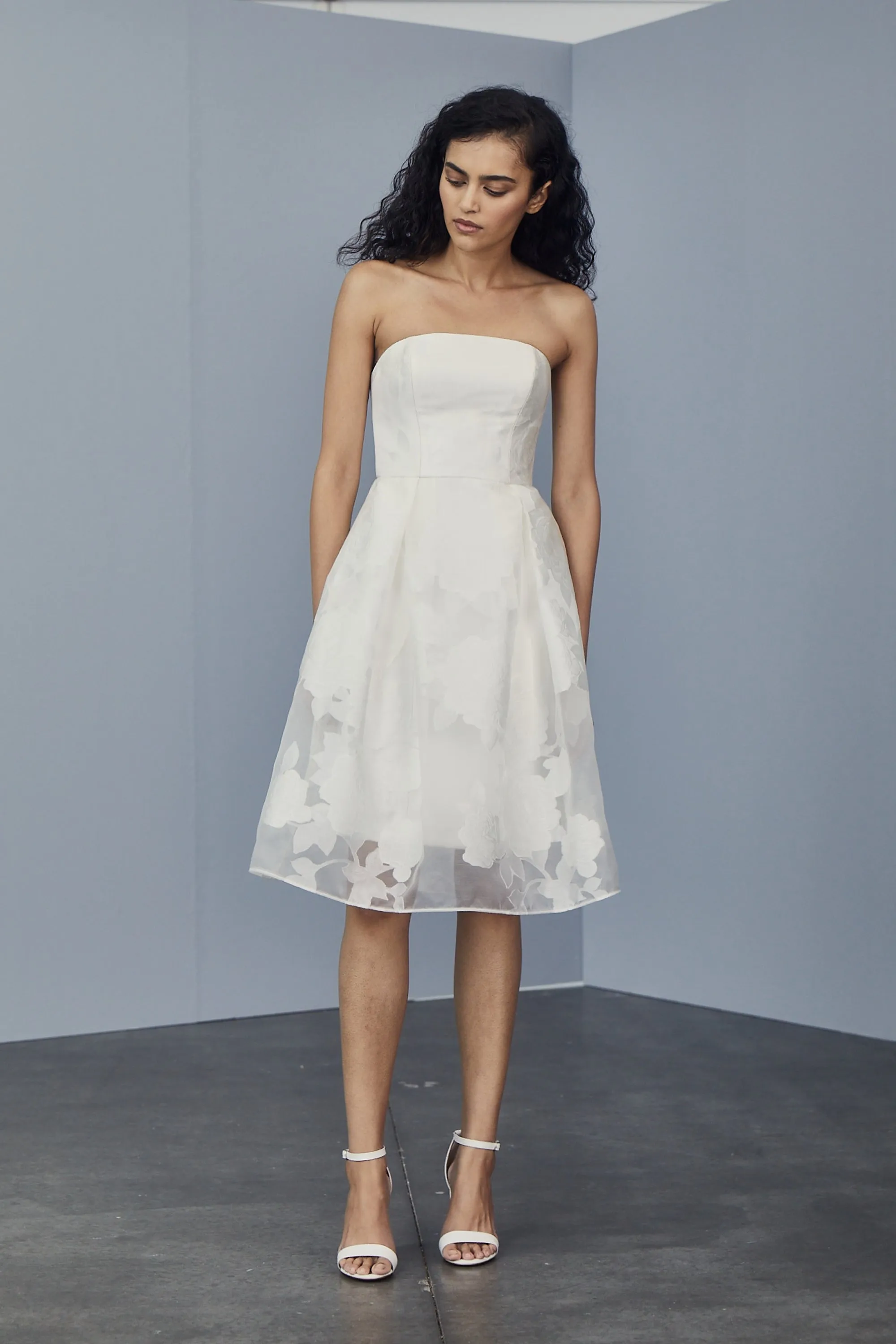 Rose Fil-coupé Dress sold by Amsale product image thumbnail 2