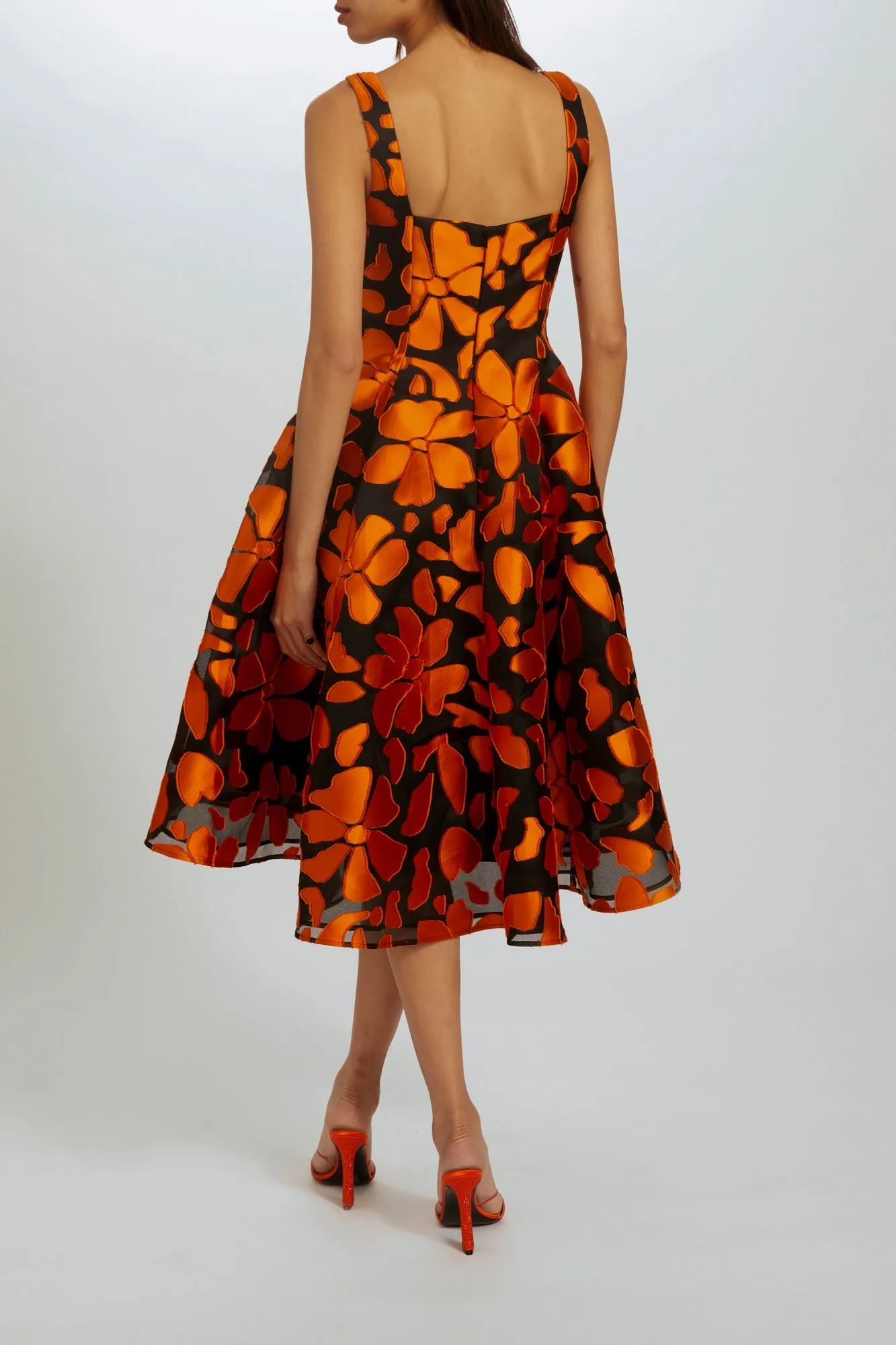 P517 - Floral Fil-coupe Dress sold by Amsale product image thumbnail 3