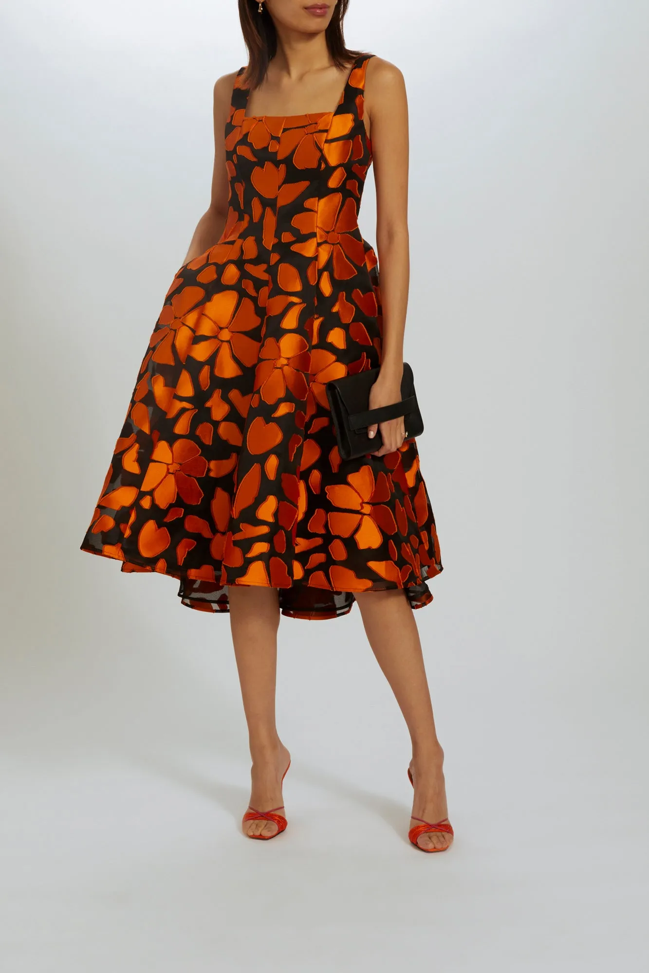 P517 - Floral Fil-coupe Dress sold by Amsale product image thumbnail 4