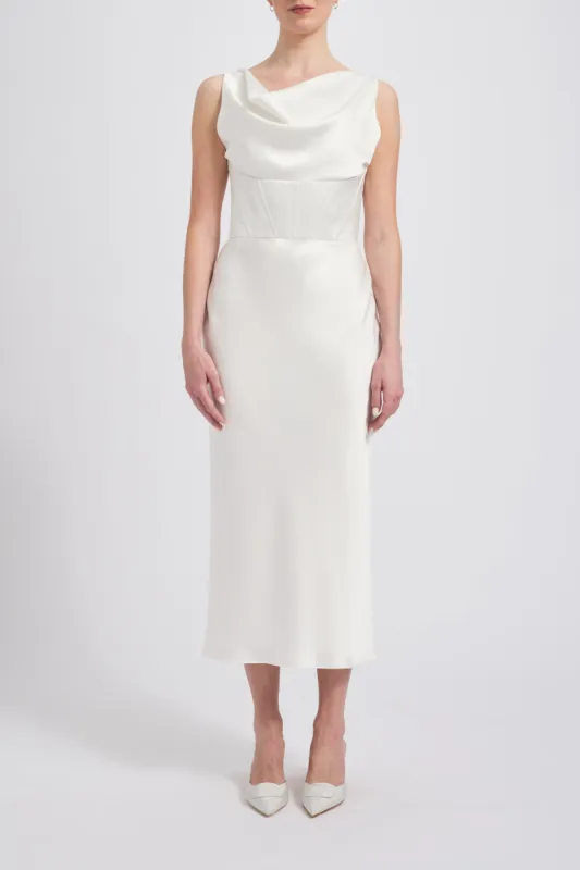 Fluid Satin Corset Dress sold by Amsale