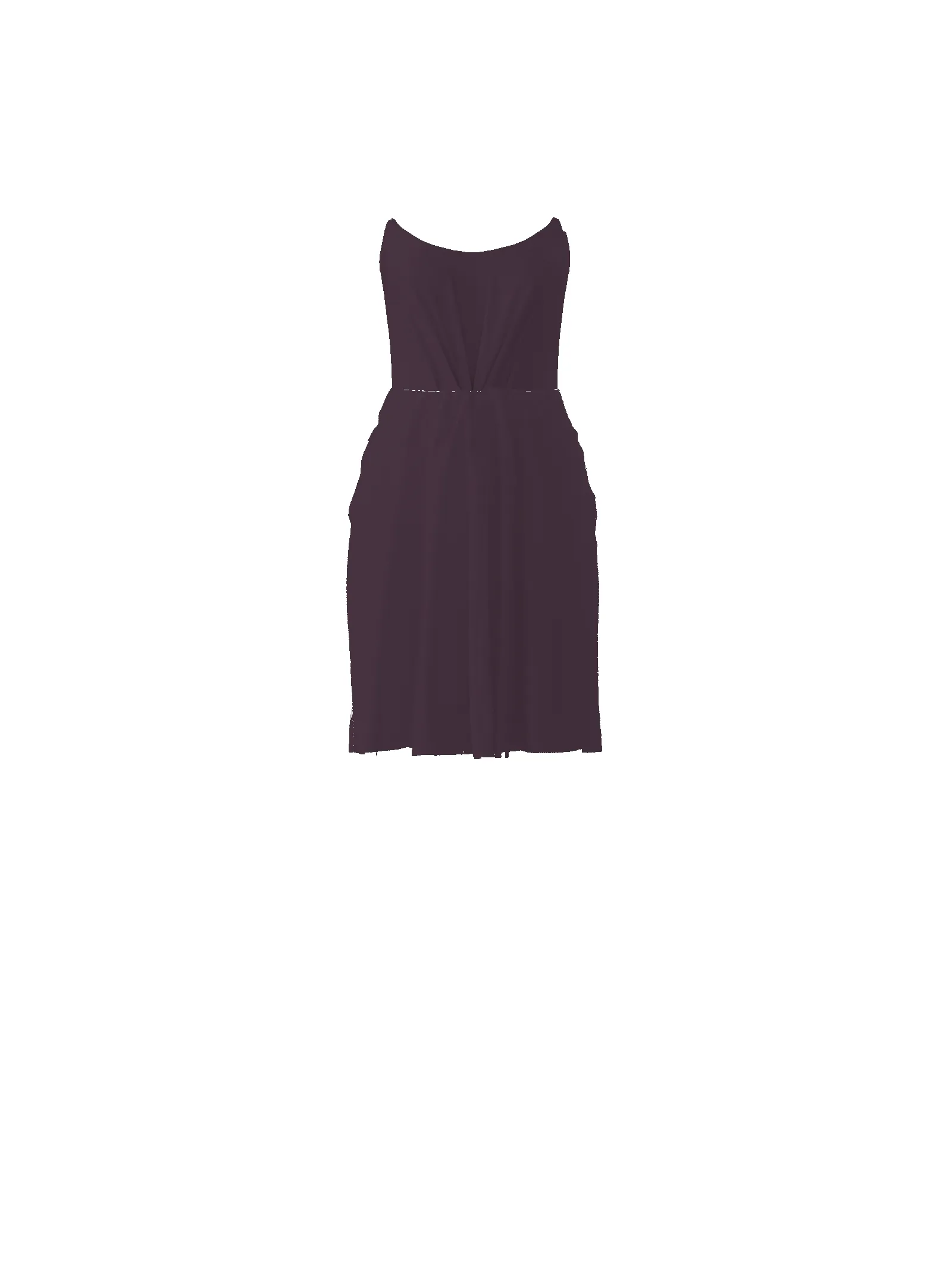 Bodice(Campbell), Skirt(Carla), plum sold by Amsale