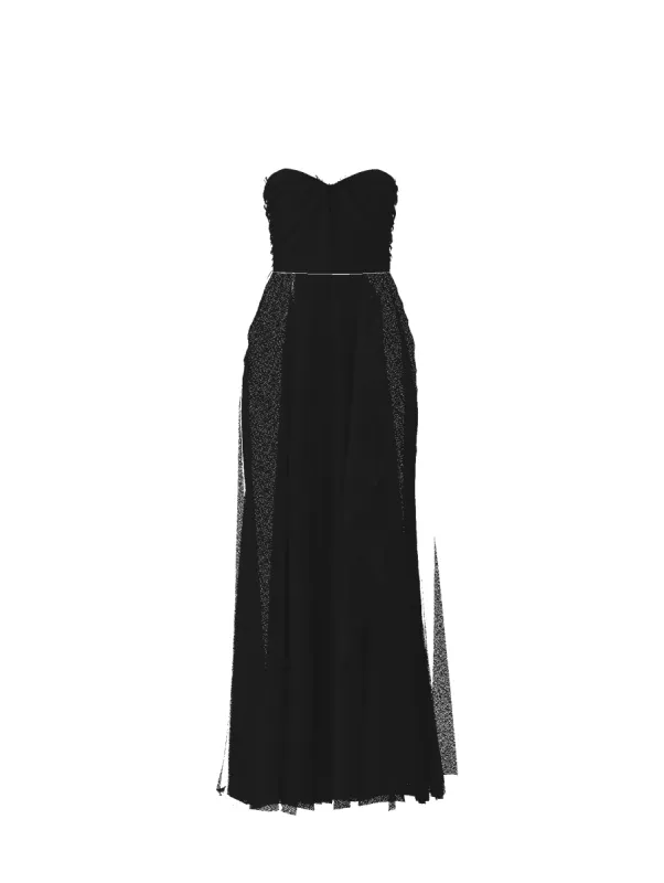 Bodice(Cerisa), Skirt(Jaycie), black sold by Amsale