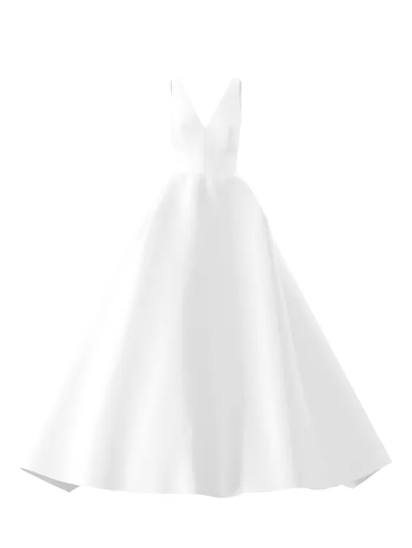 Bodice(V neck), Skirt(Ryder), sold by Amsale