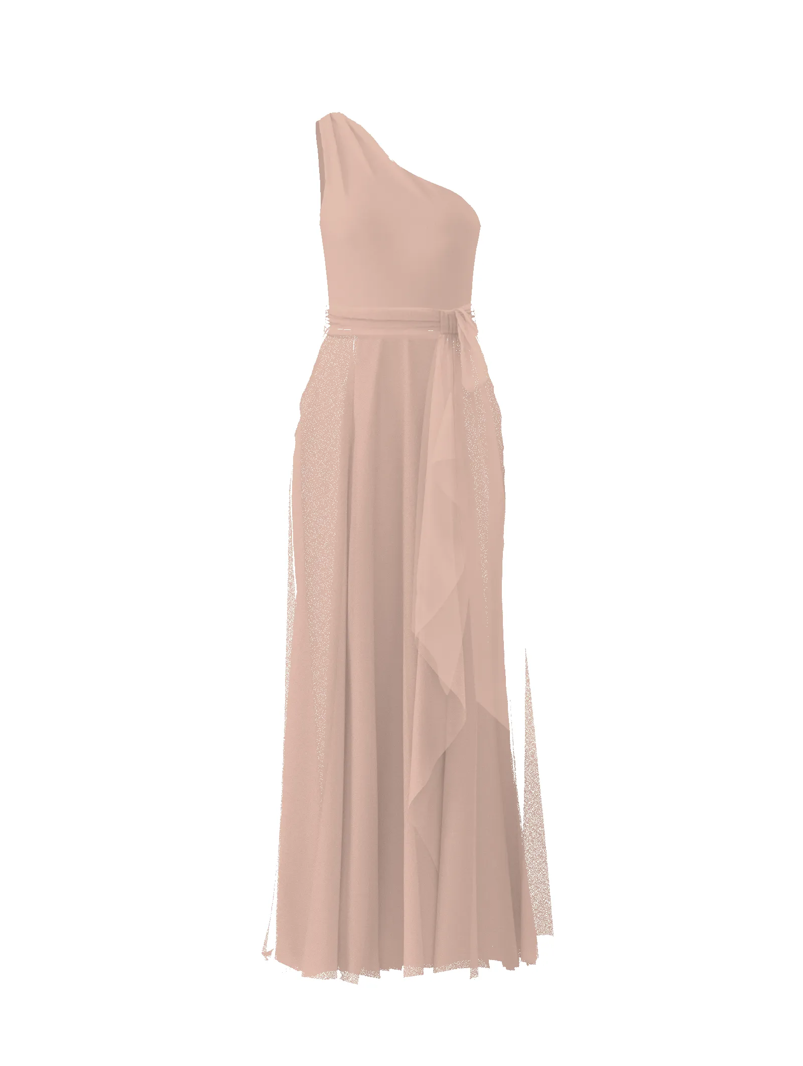 Bodice(Laurie), Skirt(Jaycie),Belt(Sash), blush sold by Amsale