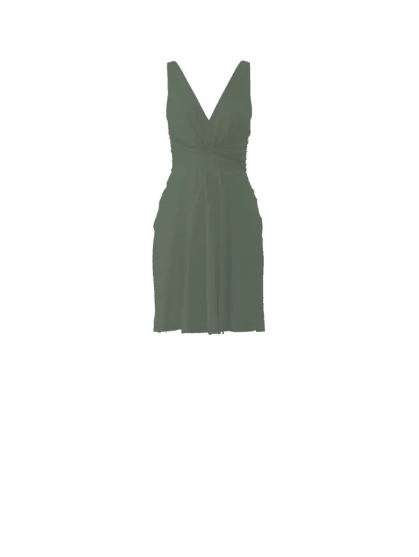 Bodice(Justine), Skirt(Carla), olive sold by Amsale