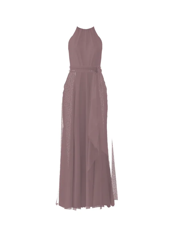 Bodice(Kyra), Skirt(Jaycie),Belt(Sash), mauve sold by Amsale