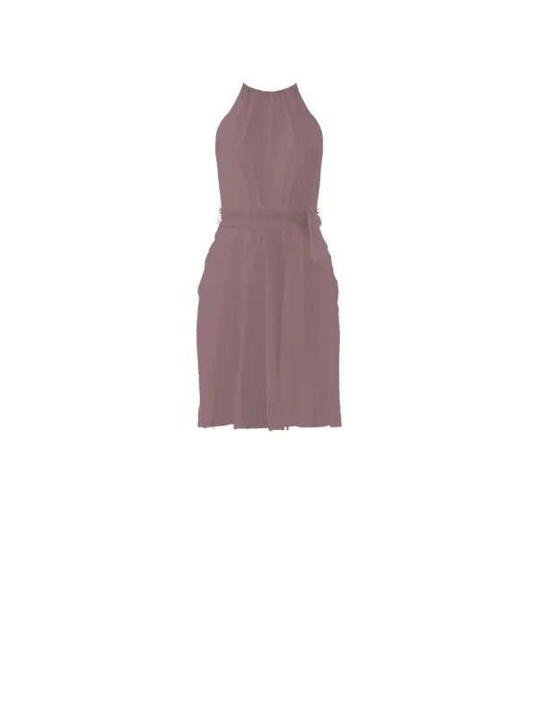 Bodice(Kyra), Skirt(Carla),Belt(Sash), mauve sold by Amsale
