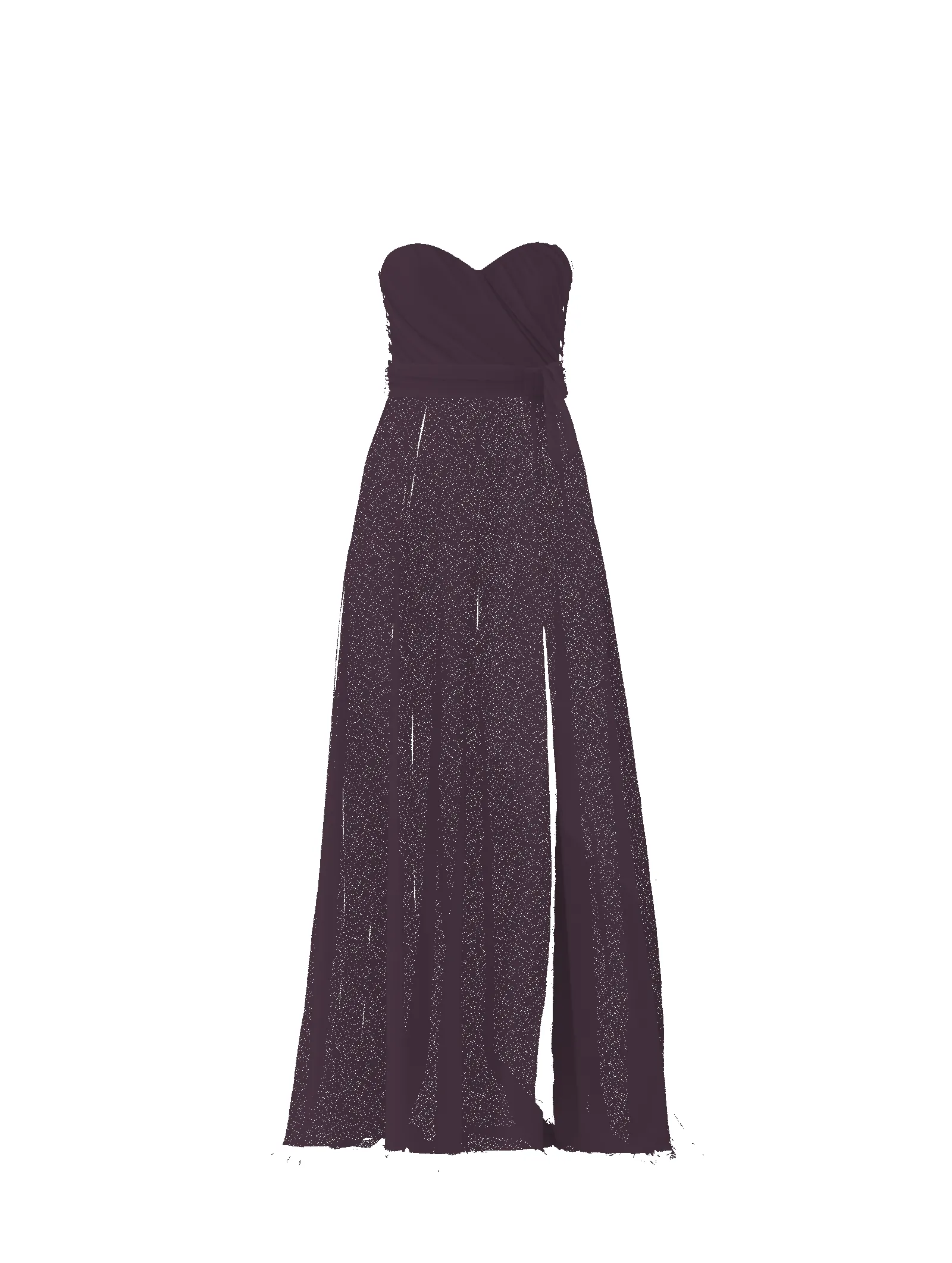 Bodice(Jaycie), Skirt(Arabella),Belt(Sash), plum sold by Amsale