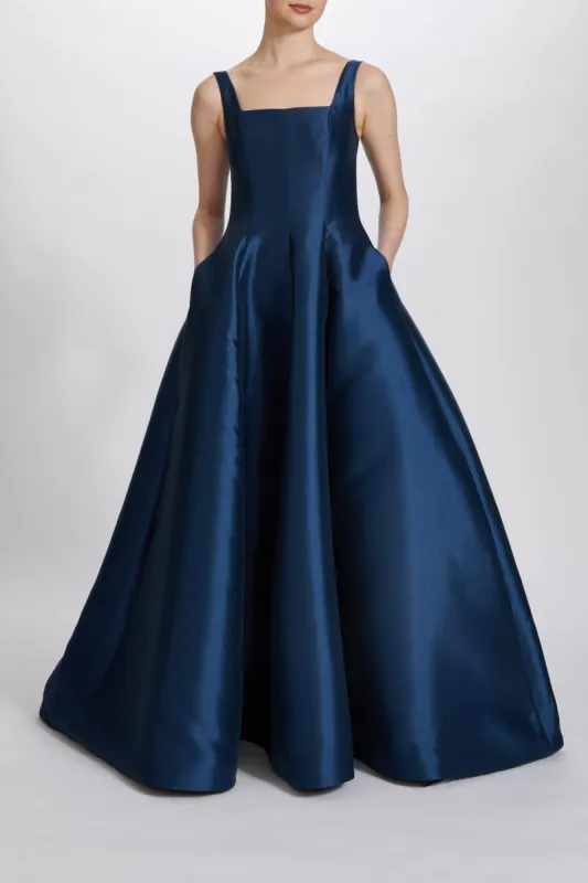 Mikado A-line gown made by Amsale