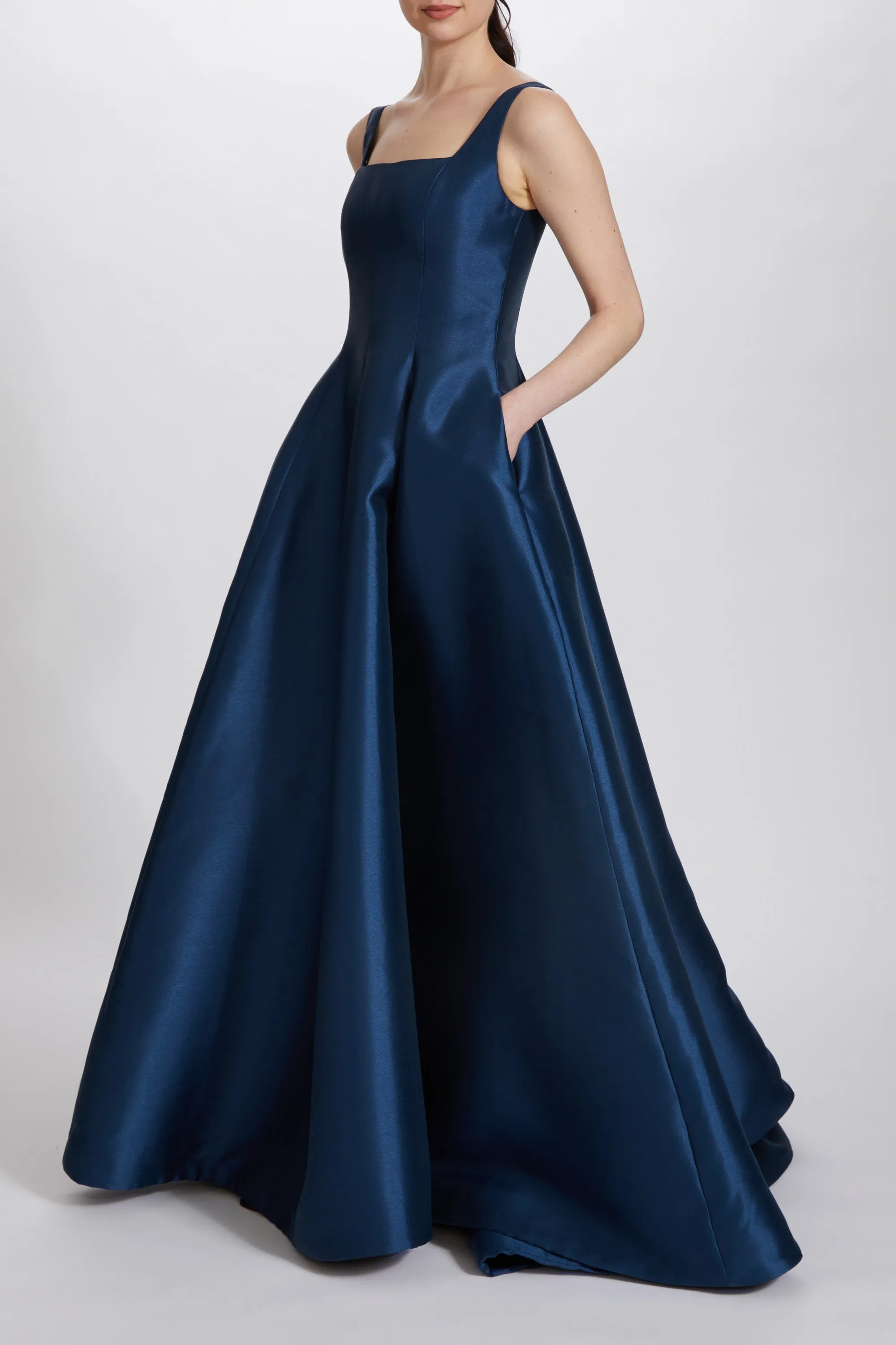 Mikado A-line gown sold by Amsale product image thumbnail 5