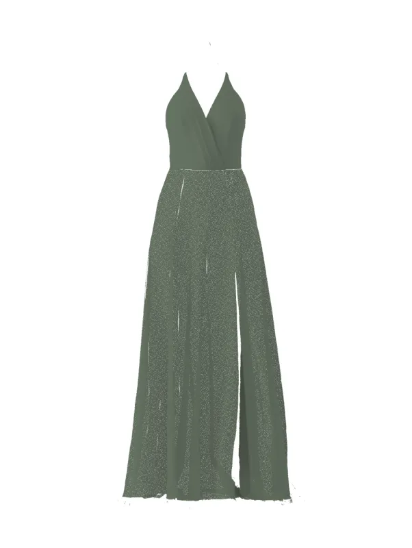 Bodice(Carmelle), Skirt(Arabella), olive sold by Amsale