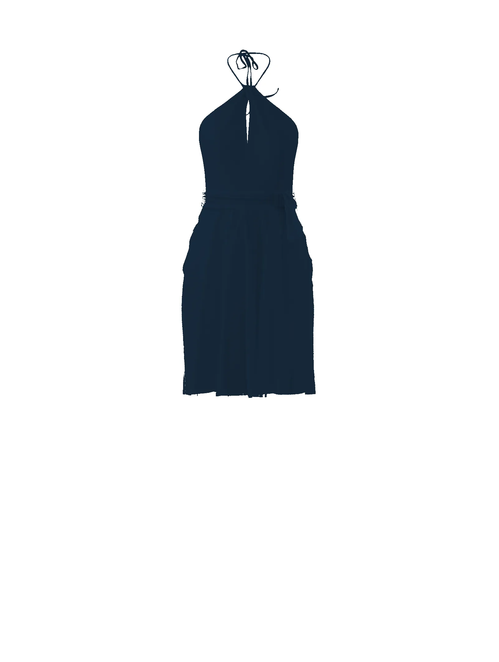 Bodice(Colby), Skirt(Carla),Belt(Sash), navy sold by Amsale