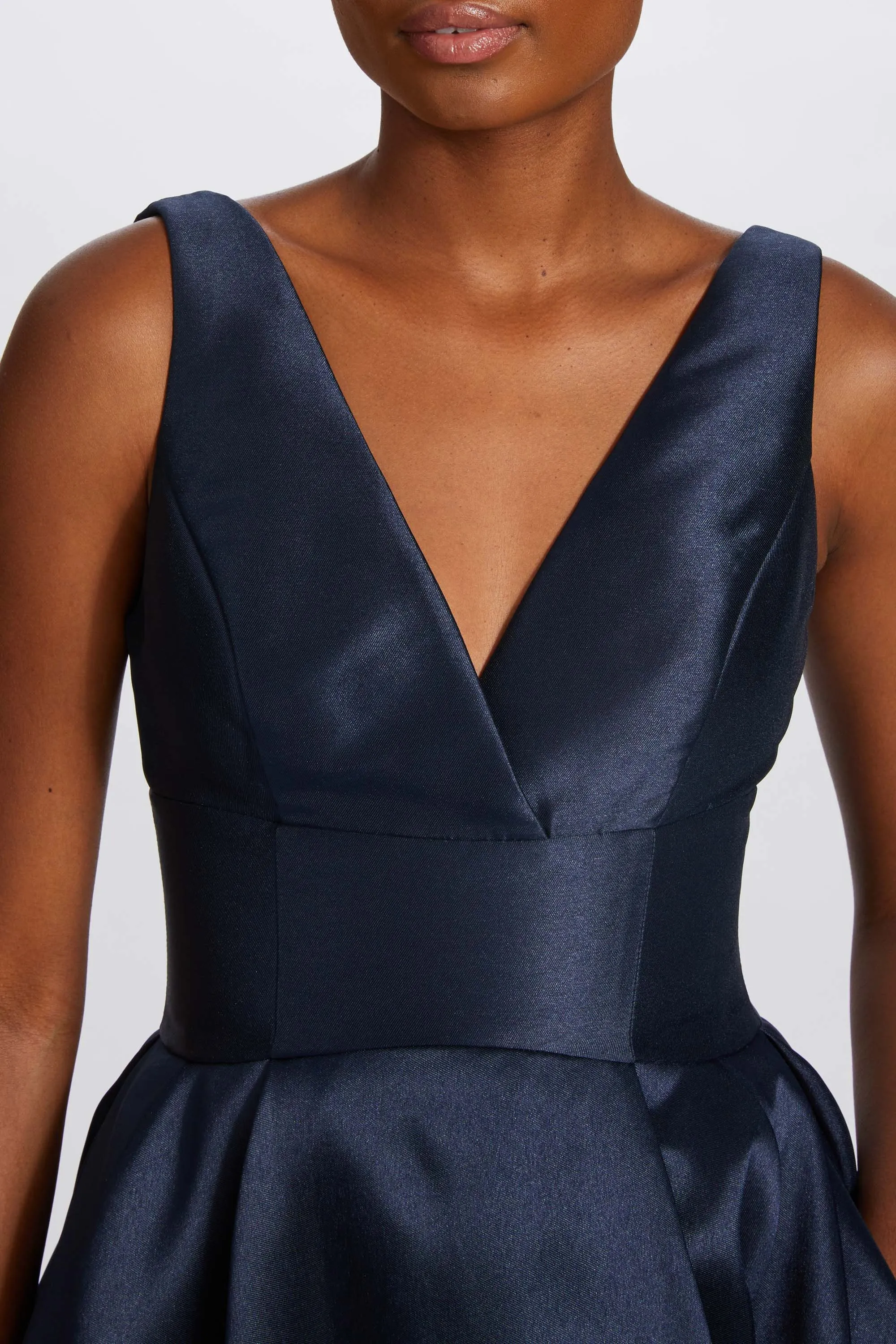 Mikado Tea-Length Dress sold by Amsale product image thumbnail 2