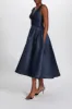 Mikado Tea-Length Dress sold by Amsale