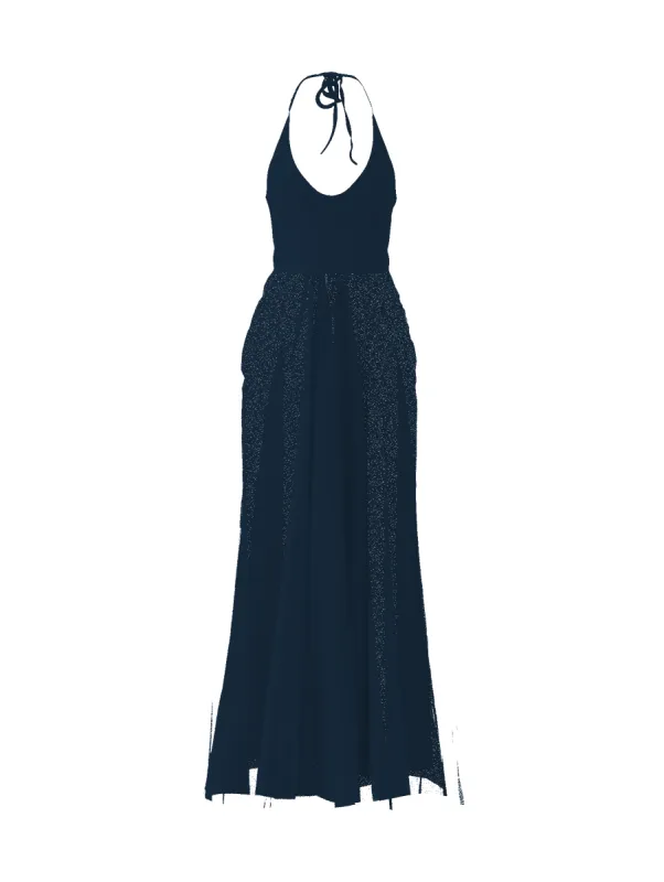 Bodice(Daryn), Skirt(Justine), navy sold by Amsale