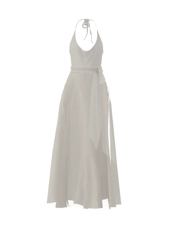 Bodice(Daryn), Skirt(Cerisa),Belt(Sash), dove sold by Amsale