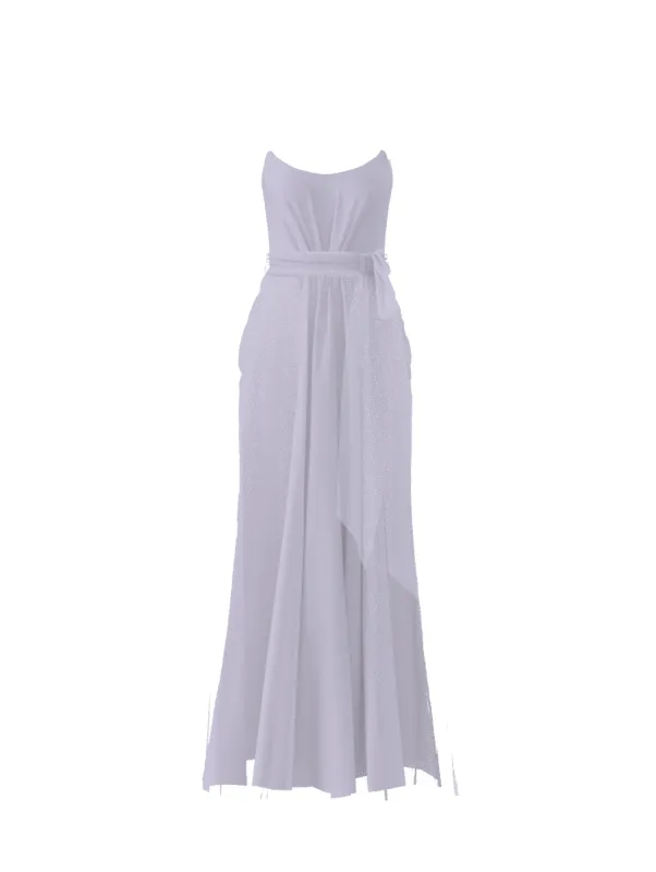 Bodice(Campbell), Skirt(Justine),Belt(Sash), lilac sold by Amsale