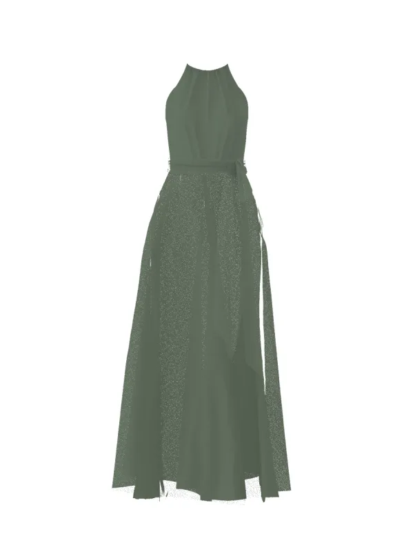 Bodice(Kyra), Skirt(Cerisa),Belt(Sash), olive sold by Amsale