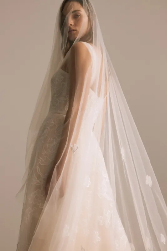 Veil - matching Calypso sold by Amsale
