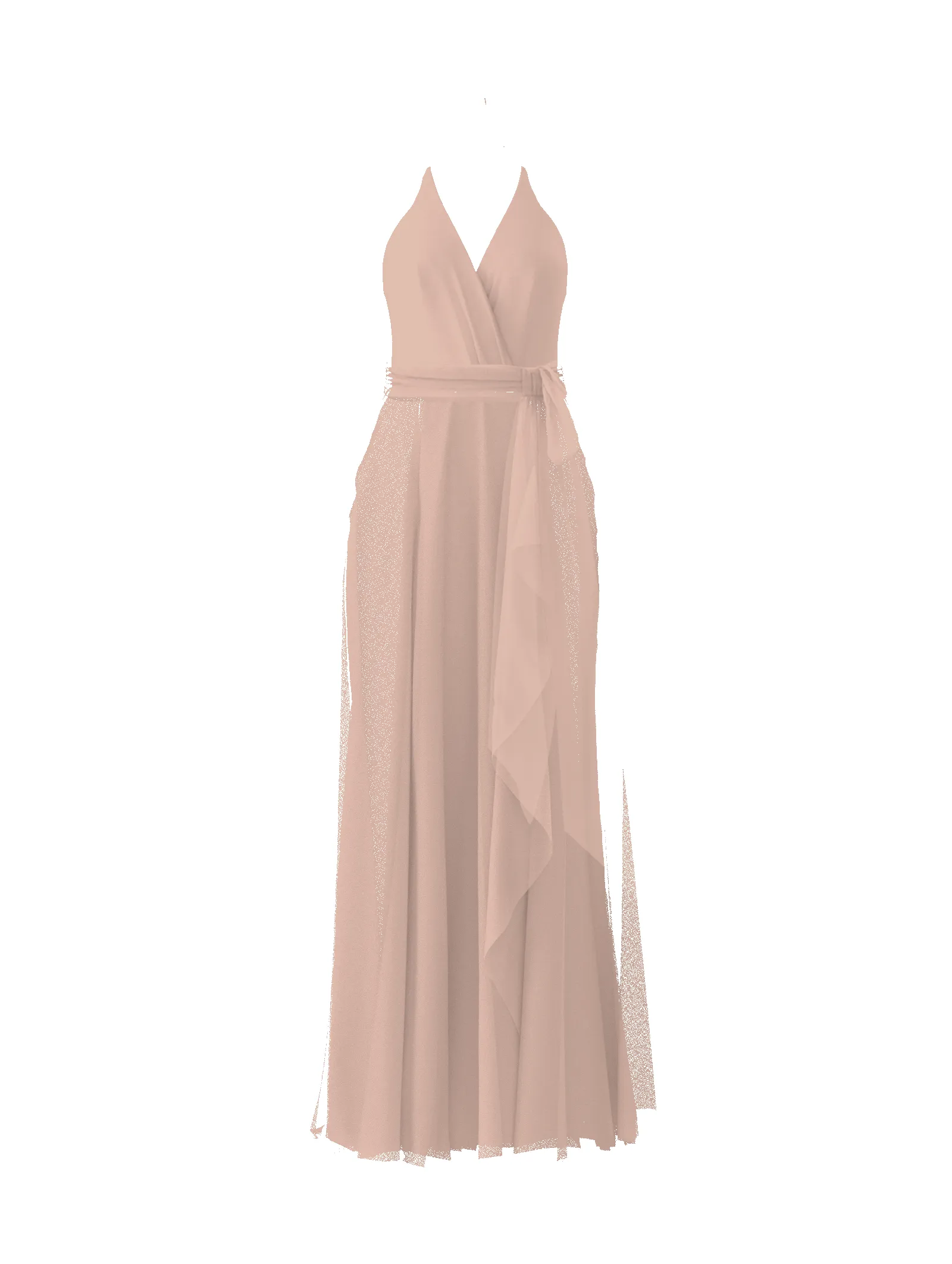 Bodice(Carmelle), Skirt(Jaycie),Belt(Sash), blush sold by Amsale