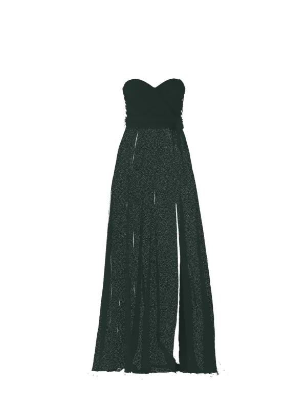 Bodice(Jaycie), Skirt(Arabella),Belt(Sash), hunter sold by Amsale