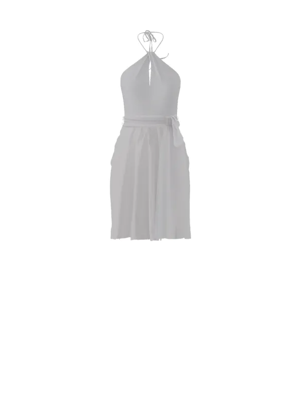 Bodice(Colby), Skirt(Carla),Belt(Sash), platinum sold by Amsale