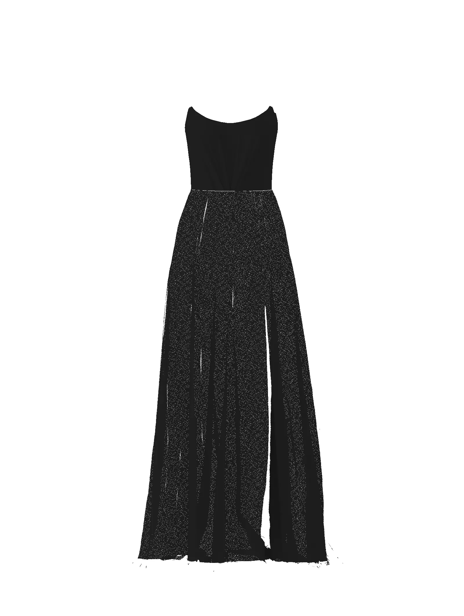 Bodice(Campbell), Skirt(Arabella), black sold by Amsale