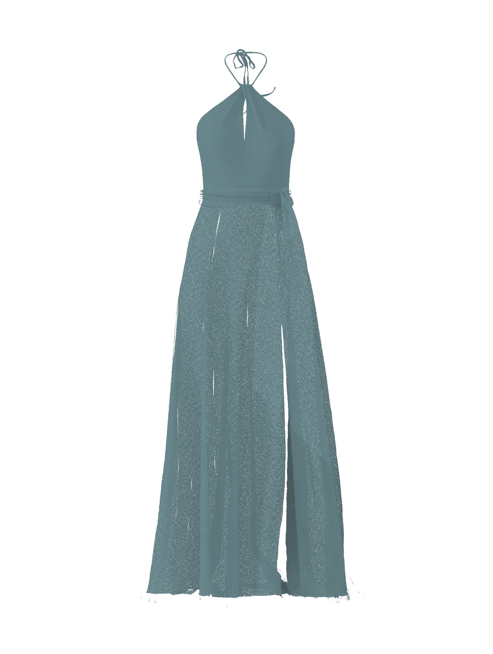 Bodice(Colby), Skirt(Arabella),Belt(Sash), teal sold by Amsale