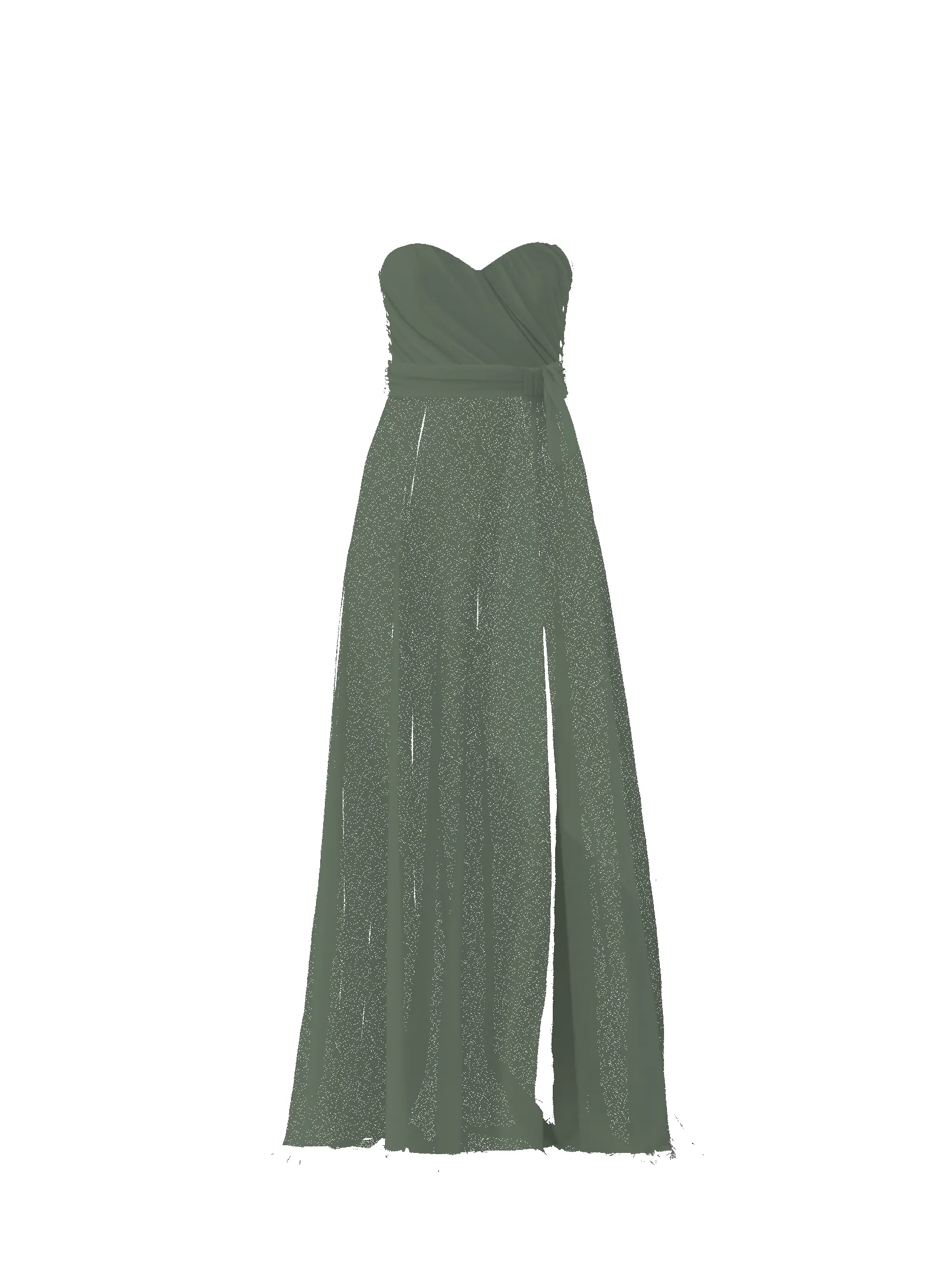 Bodice(Jaycie), Skirt(Arabella),Belt(Sash), olive sold by Amsale