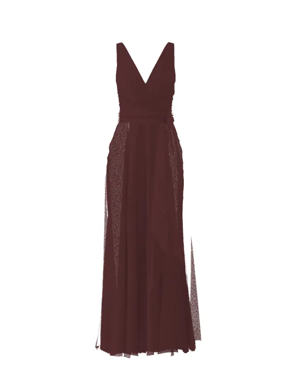 Bodice(Justine), Skirt(Jaycie),Belt(Sash), ruby sold by Amsale