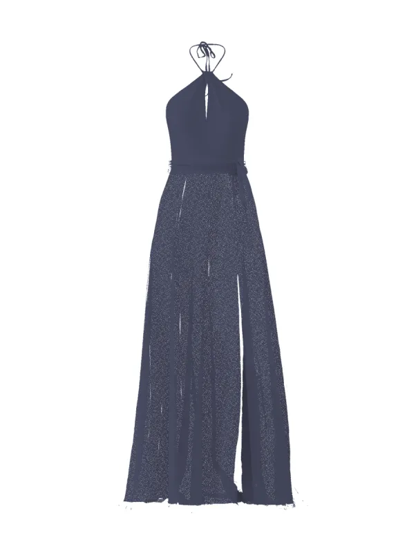 Bodice(Colby), Skirt(Arabella),Belt(Sash), blue-steel sold by Amsale