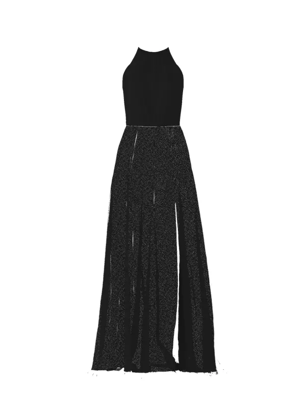 Bodice(Kyra), Skirt(Arabella), black sold by Amsale