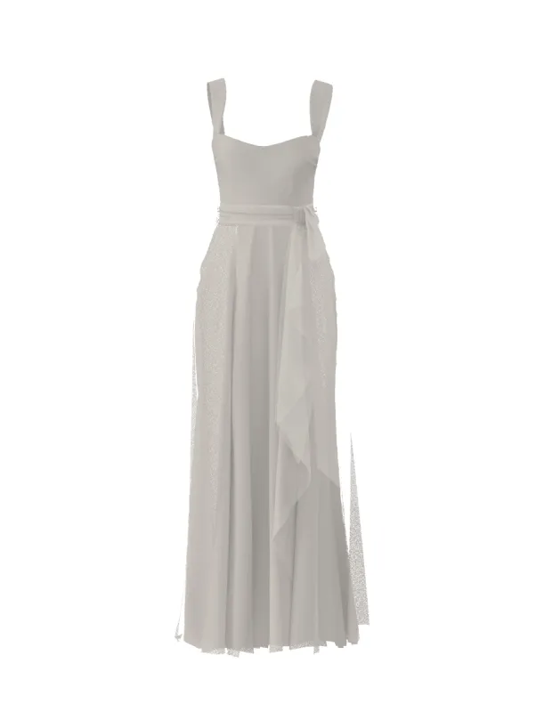 Bodice(Alexis), Skirt(Jaycie),Belt(Sash), dove sold by Amsale