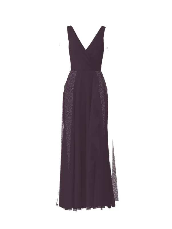 Bodice(Ava), Skirt(Jaycie), plum sold by Amsale