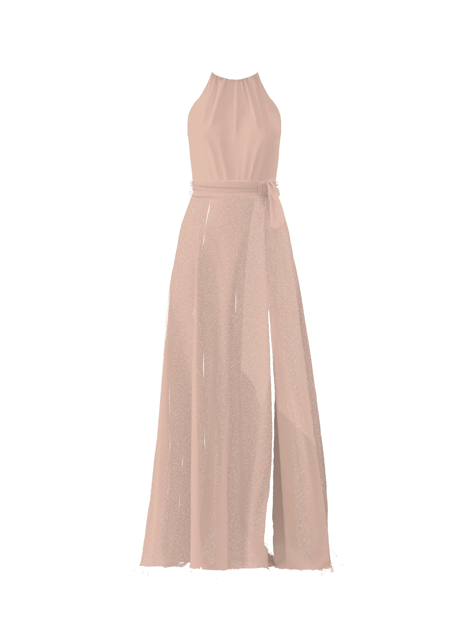 Bodice(Kyra), Skirt(Arabella),Belt(Sash), blush sold by Amsale