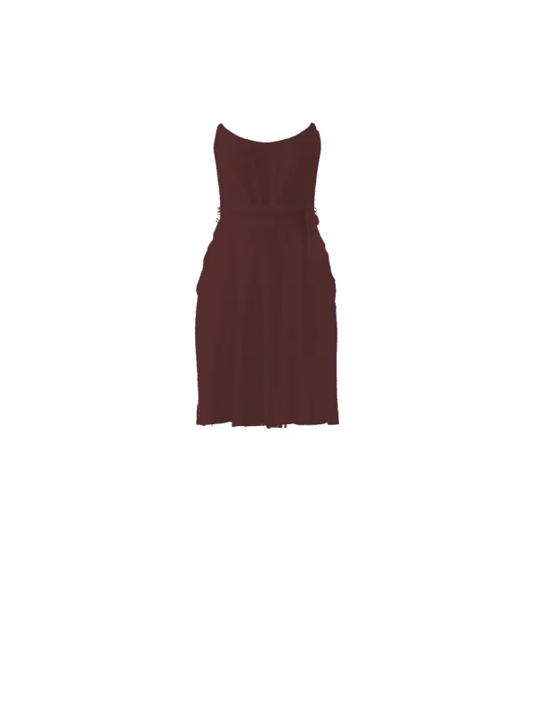 Bodice(Campbell), Skirt(Carla),Belt(Sash), ruby sold by Amsale