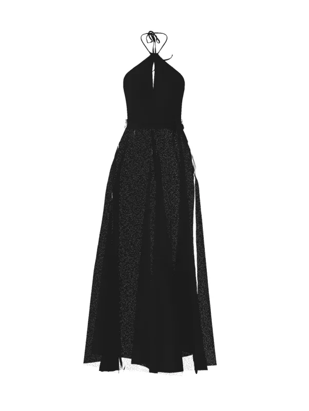 Bodice(Colby), Skirt(Cerisa),Belt(Sash), black sold by Amsale