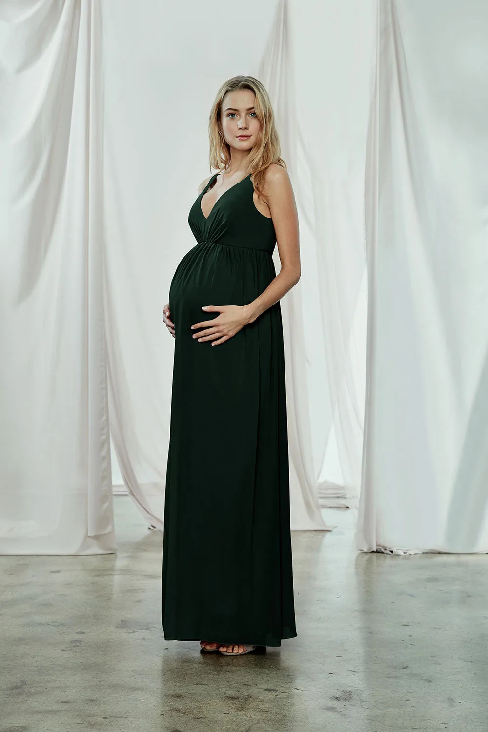 Fletcher - Maternity Dress - Hunter sold by Amsale product image thumbnail 2